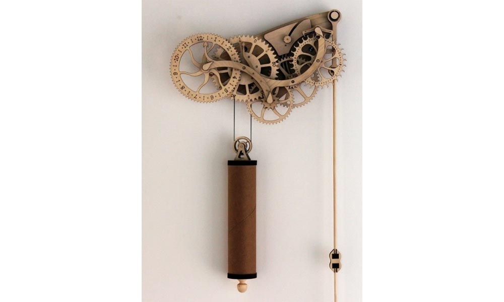 Mechanical Wood Clock Kit KimJim Gift Ideas