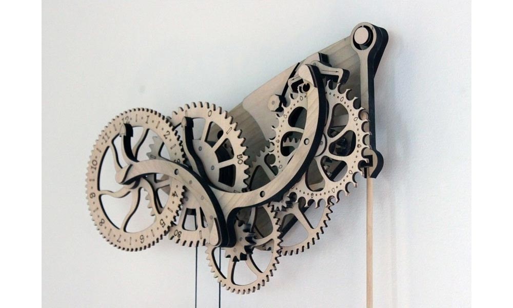 Mechanical Wood Clock Kit KimJim Gift Ideas
