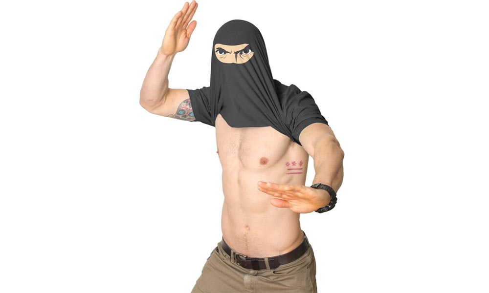 ninja flip shirt